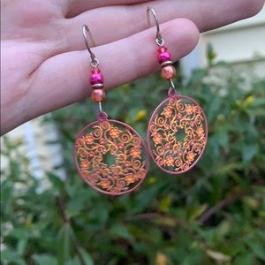 Lovely and Colorful Dangle Earrings